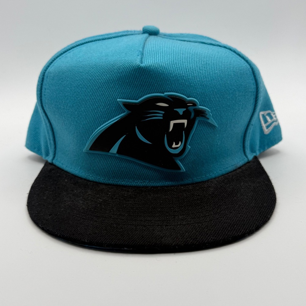 New Era Hat Mens OSFA Blue Good Carolina Panthers NFL Vintage Snapback Cap